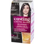 L'Oréal Paris Casting Creme Gloss barva na vlasy 48 ml odstín 100 Dark Black pro ženy
