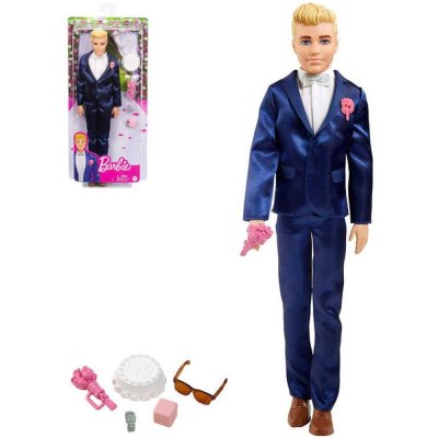 Barbie Ženich tmavě modrý oblek
