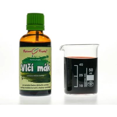 Bylinné kapky Vlčí mák tinktura 50 ml – Hledejceny.cz