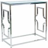 Konzolový stolek Signal Versace C průsvitný / stříbrný