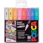 Uni Posca PC-3M sada 8 ks pastelové barvy – Zboží Mobilmania