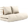 Pohovka Karup design sofa SHIN SANO natural pine (futonová ) linen 914 karup natural