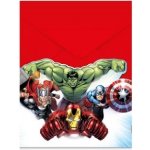 Procos EKO Pozvánky a obálky Avengers Marvel – Zboží Dáma