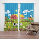 Sablio Závěs Farma: 2ks 140x250cm – Hledejceny.cz