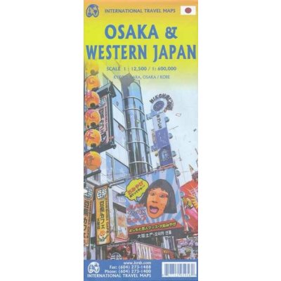 ITMB Publishing plán Osaka 1:12,5 t., Western Japan 1:670 t. ITM – Hledejceny.cz