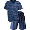 Pánské pyžamo n-feel C-Lemon Ah07 pánské pyžamo krátké modré