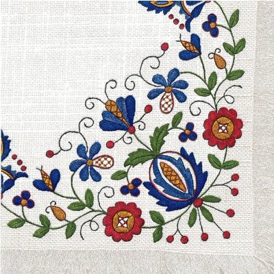 Ubrousek 33x33cm VÝŠIVKA – HobbyKompas.cz