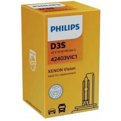 PHILIPS XENONOVÁ VÝBOJKA D3S 42V 35W VISION 42403VIC1 – Sleviste.cz