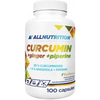 Allnutrition Kurkuma + Zázvor + Pepř 100 kapslí – Hledejceny.cz