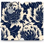 Mobiwear - Sony Xperia XA2 - VA40S Modré a béžové květy – Zboží Živě