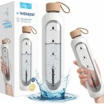 Wessper Skleněná láhev na pití 1000 ml – Zboží Dáma