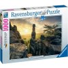 Puzzle RAVENSBURGER Labské Pískovce za rozbřesku 1000 dílků