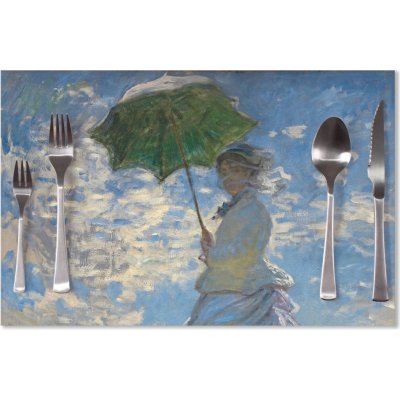 Sablio Prostírání Dáma se slunečníkem - Claude Monet 40x30cm – Hledejceny.cz