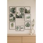 Monstera – Nástěnný obraz na plátně, 9 dílů, 20 x 15 cm – Hledejceny.cz