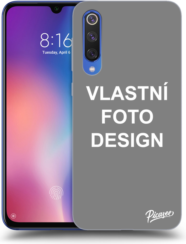 Pouzdro Picasee silikonové Xiaomi Mi 9 SE - Vlastní design/motiv čiré