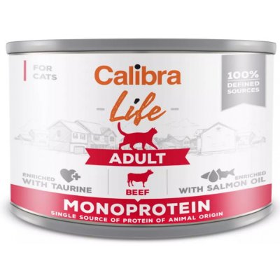 Calibra Life Adult Monoprotein Beef 0,2 kg – Zbozi.Blesk.cz