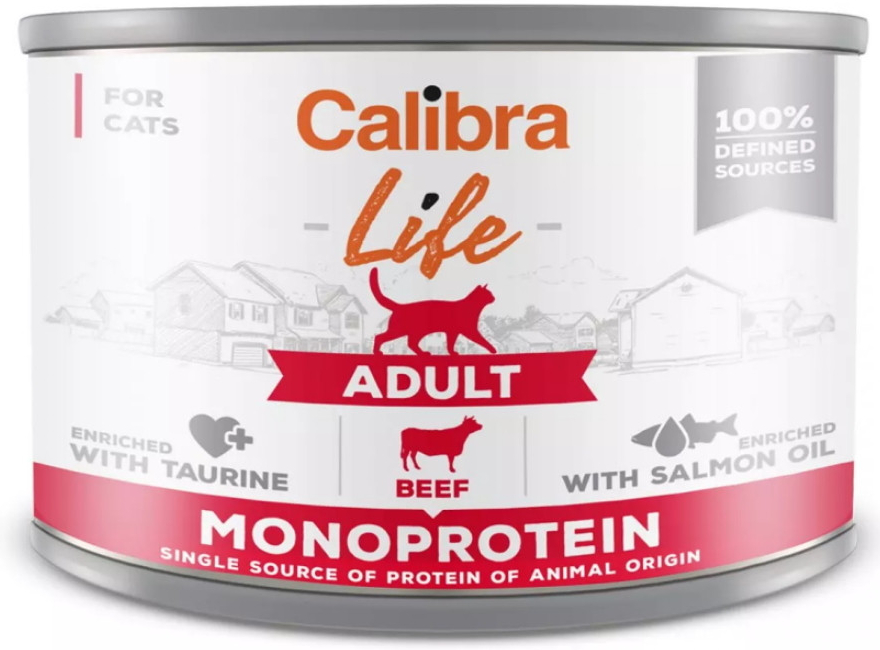 Calibra Life Adult Monoprotein Beef 0,2 kg