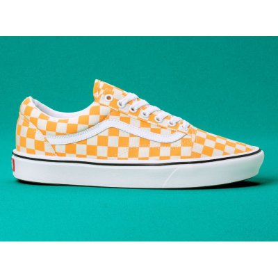 Vans boty ComfyCush Old Skool Checker zinnia/true white – Zboží Mobilmania