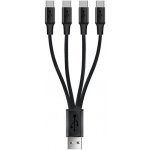 Čtyřnásobný nabíjecí micro USB kabel – Zboží Mobilmania