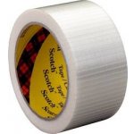 3M vláknitá lepicí páska transparentní 50 m x 50 mm – Zboží Živě