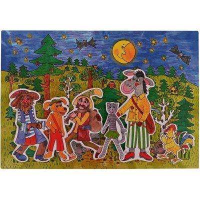 Marionetino Loutky a kulisy k pohádce Zvířátka a loupežníci – Zboží Dáma