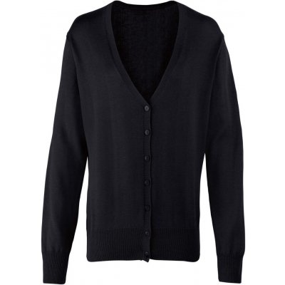 Premier Workwear Dámský svetr na zapínání - Černá – Zboží Mobilmania