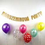 GIRLANDA Veselé narozeniny 80mm – Sleviste.cz