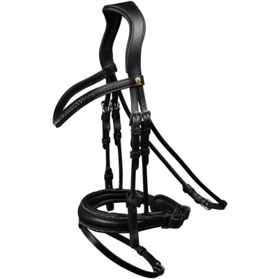 Waldhausen Snaffle S Line glamour černá – Zboží Dáma