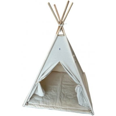 ELIS DESIGN Teepee stan Krémový – Zboží Dáma