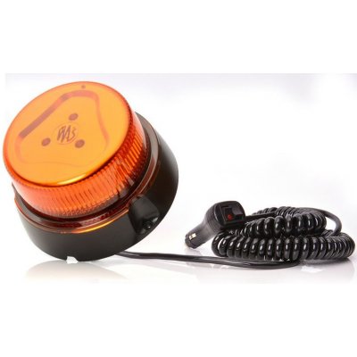 WAS Maják magnetický LED oranžový W112, kabel 3m, autozástrčka 100777 | Zboží Auto
