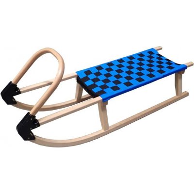 Kubisport Sáně 110cm dřevěné modré – Zboží Dáma