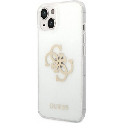 Pouzdro Guess TPU Big 4G Full Glitter iPhone 14 Plus čiré – Zboží Mobilmania