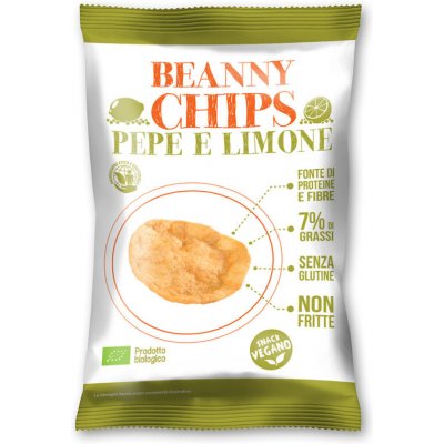 Beanny Chips citrón a pepř BIO 40 g