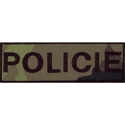 Nášivka: POLICIE [malá] [ssz] vz. 95 zelený – Sleviste.cz