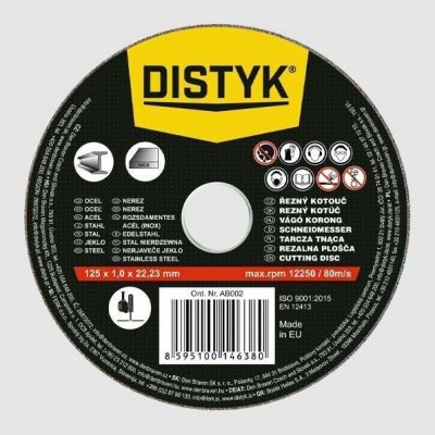 Den Braven Řezný kotouč A60T 125 × 1,0 x 22,23 mm T41 AB002 – Sleviste.cz