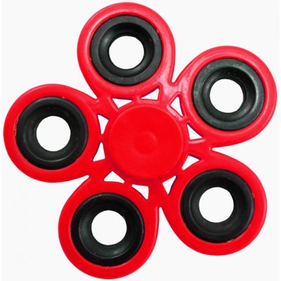 Fidget Spinner 5 fingers červený – Zboží Dáma