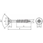 vrut un.polozávit 6,0x 80mm ZZ (200ks) – Hledejceny.cz