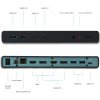 Dokovací stanice a replikátor portů i-Tec USB 3.0 / USB-C / Thunderbolt 3 Dual Display Docking Station + Power Delivery 65W CADUA4KDOCKPDL