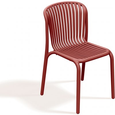 FERNE zahradní židle Brene Retro Red Plastová 344053 – Hledejceny.cz