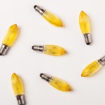 Exihand FILAMENT LED žlutá žárovka pro svícen 34V 0,2W balení 100 ks – Hledejceny.cz