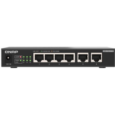 QNAP switch QSW-2104-2T-R2 (4x 2,5GbE RJ45 a 2x 10GbE RJ45) – Zboží Mobilmania