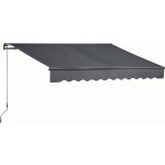 OBI Markýza s kloubovými rameny Aventura 300x200 cm antracitová – Hledejceny.cz
