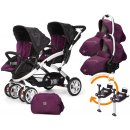 Casualplay Set pro dvojčata Stwinner 2x autosedačka Baby 0Plus 2x Basefix Baby 0Plus + taška Plum 2017