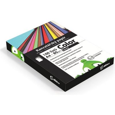 Alza Color A4 černý 80g 100 listů – Hledejceny.cz