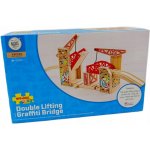 Dvojtý zvedací most Bigjigs Rail Graffiti – Sleviste.cz