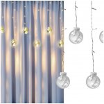 Polux LED Vánoční závěs WISH BALLS 108xLED 8 funkcí 4,5 m teplá bílá SA1863 – Hledejceny.cz