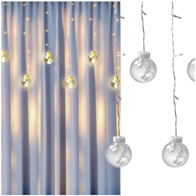 Polux LED Vánoční závěs WISH BALLS 108xLED 8 funkcí 4,5 m teplá bílá SA1863 – Hledejceny.cz