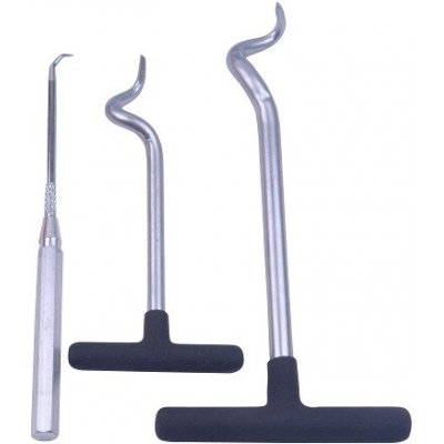 Hroty a háčky na odstranění o-kroužků, simeringů, těsnění, sada 3 kusů - QUATROS QS20637 – Zboží Mobilmania