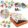 Magnetky pro děti Viga magnetická písmenka a číslice