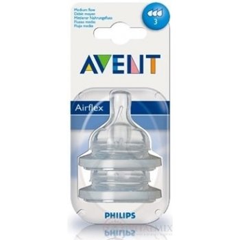 Philips Avent Dudlík Anti-colic/Classic+ 3 střední průtok 2 ks Bílá
